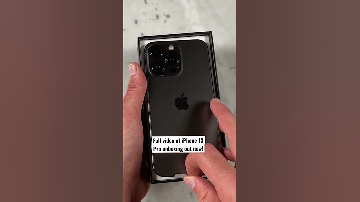 iPhone 13 Pro Graphite Unboxing!