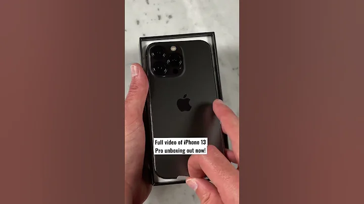 iPhone 13 Pro Graphite Unboxing! - 天天要聞