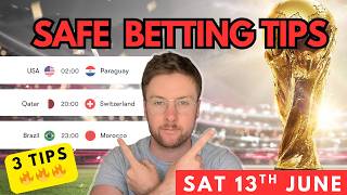 World Cup Betting Tips & Predictions | Brazil vs Morocco, USA vs Paraguay & More (13th June) screenshot 4
