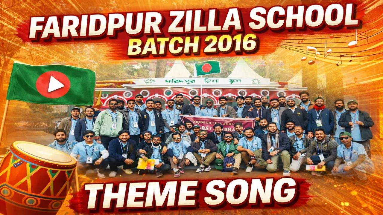 Faridpur Zilla School Batch 2016 | Official Theme Song