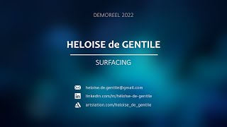 Héloïse de Gentile - Demoreel 2022 (Surfacing)