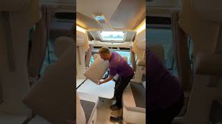 Making Dinette bed in Motor home #shorts