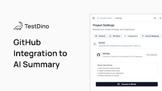 How To Integrate Testdino With Github Repository For Ai Summaries