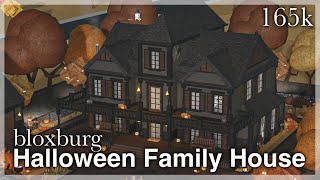 Bloxburg - Halloween Family House Speedbuild (exterior)