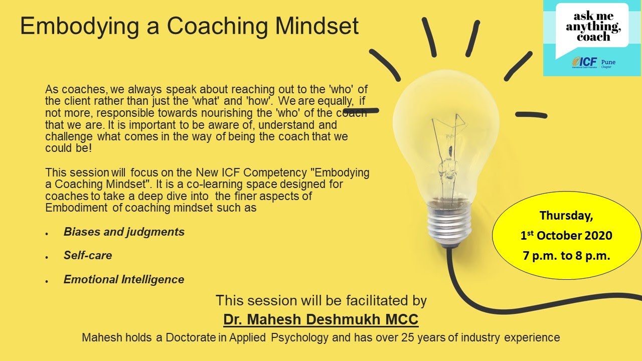 Embodying a coaching mindset - YouTube