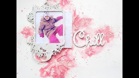 Mixed Media Layout with Faber-Castell- Design Memory Craft