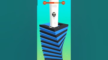 Stack Ball Level 154-155🔥 #stackball #games #shortsfeed #viral #shorts