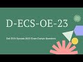 D-ECS-OE-23 Dell ECS Operate 2023 Exam Dumps Questions
