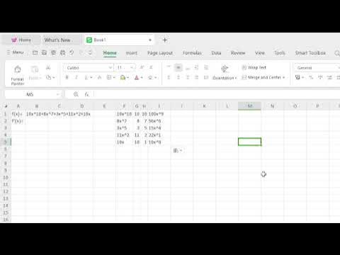Turunan dalam Excel - YouTube