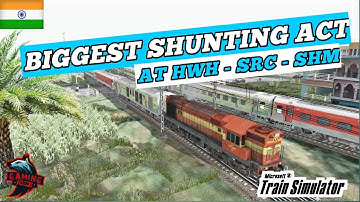 🔴LIVE | TODAY ASSIGN AS A SHUNTER LOCO PILOT | BIGGEST SHUNTING DUTY AT HOWRAH | PART - 2 #mstslive