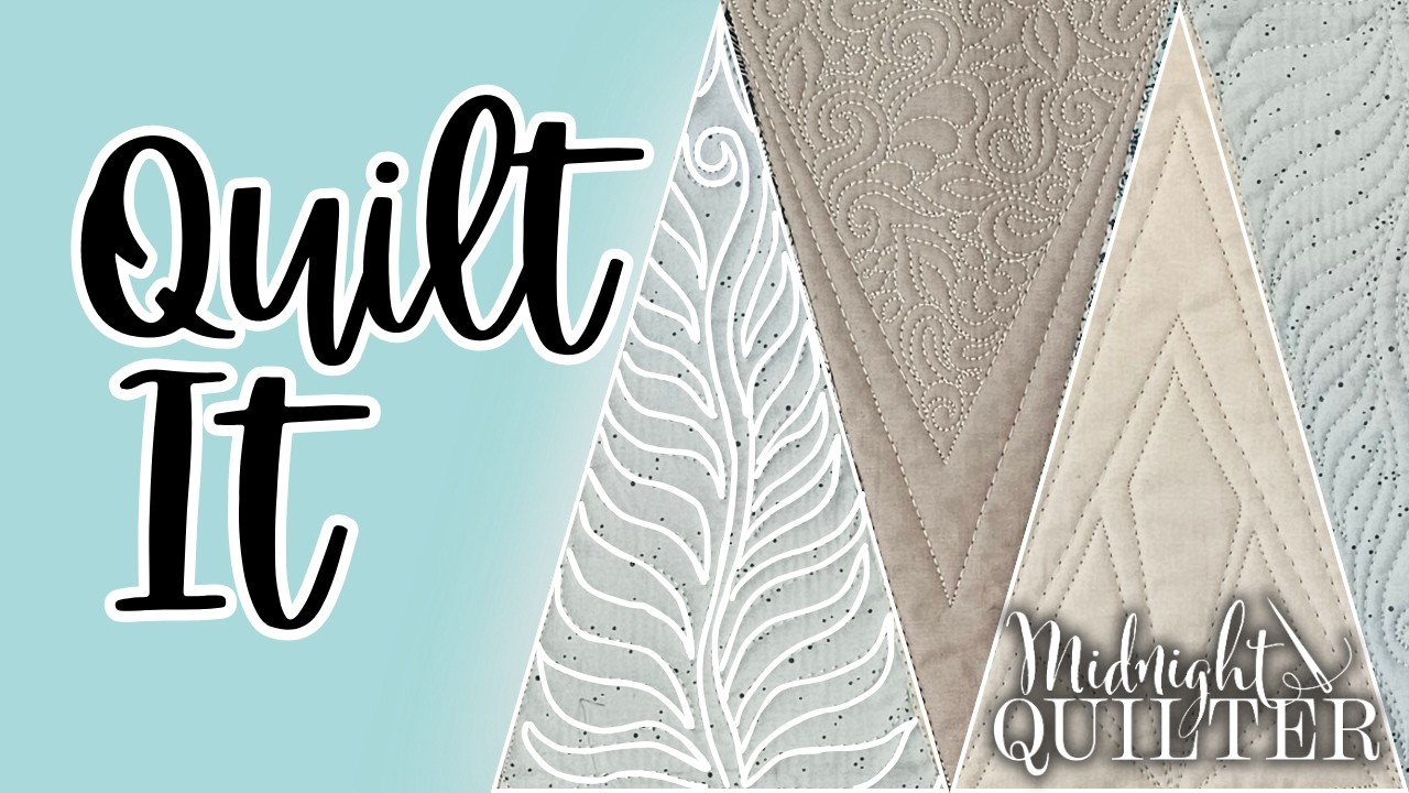 Step 2: Quilting the 30° Triangle Quilt Top | Midnight Quilter