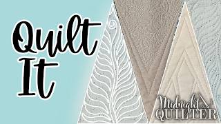 Step 2: Quilting the 30° Triangle Quilt Top | Midnight Quilter