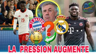 🚨😳LE REAL MADRID PASSE EN ATTAQUE SUR ALPHONSO DAVIES..LE BAYERN VEUT TOUJOURS FRENKIE DE JONG 😱