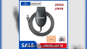 GODIAG GD101 J2534 Compatible with J2534 Passthru & ELM327 Diagnose J1979 Compatible Vehicles Switch