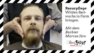 Wilden Bartwuchs In Form Bringen Bart Trimmen Konturen Rasieren Marcus Jurs Youtube