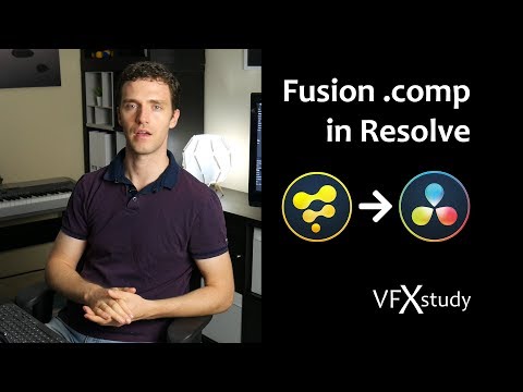 How to load a Fusion *.comp file into Davinci Resolve