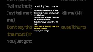 Download Lagu 💛Jin - Don’t Say You Love Me (Lyrics) MP3 Download Lagu 💛Jin - Don’t Say You Love Me (Lyrics) MP3