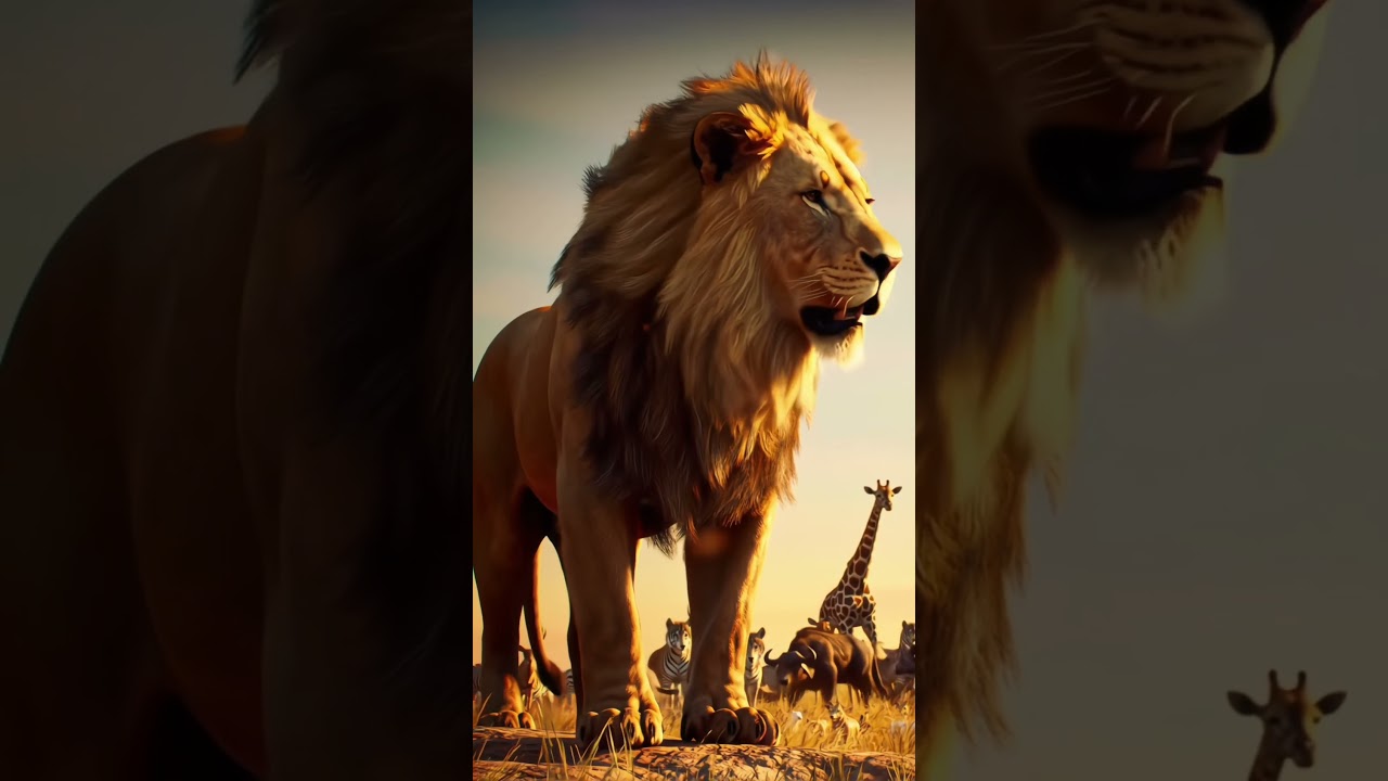 Simba Roar | The Lion King Power Scene | Jungle King Attitude Shorts 