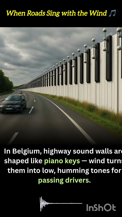 Belgium’s Singing Highways: How Piano-Key Sound Barriers Turn Wind Into Music