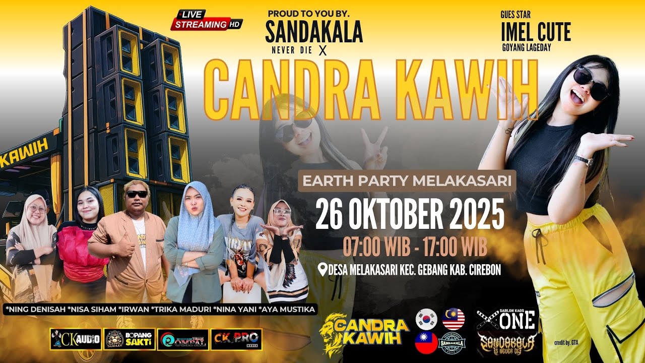 Live Candra Kawih | Pemuda  SANDAKALA | Sedekah Bumi Melakasari 26 Oktober 2025 | Gebang - Cirebon