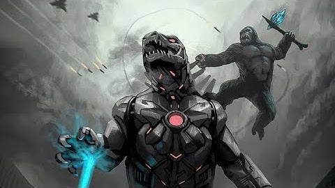 Godzilla and Kong vs Mechagodzilla (no background music) | Godzilla vs Kong fight scene in HD