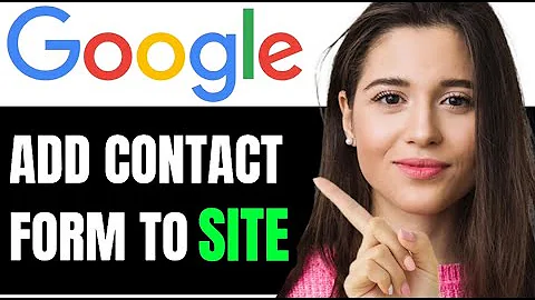 EASY WAY TO ADD CONTACT FORM TO GOOGLE SITE (QUICK TUTORIAL)