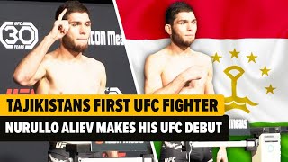 TAJIKISTAN'S FIRST UFC FIGHTER NURULLO ALIEV MAKES HIS UFC DEBUT (UFC FIGHT NIGHT)