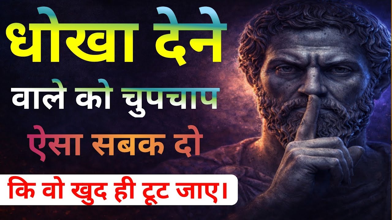 धोखेबाज़ से बहस मत करो… ये 5 कदम उसे अंदर से तोड़ देंगे | dark psychology | stoicism | stoic 