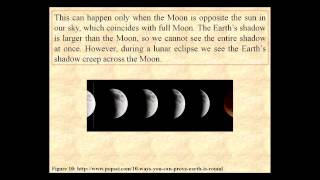 Questions about a flat Earth: Lunar Eclipse Shadows