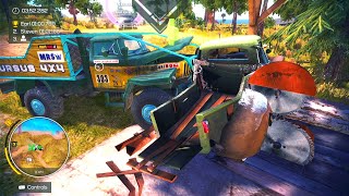 Ursus Pushed Carry Truck Into Saw Machine | Off The Road Unleashed Nintendo Switch Gameplay HD