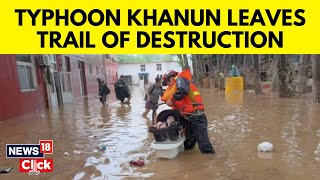 Taiwan News | Typhoon Khanun Hits Taiwan | Typhoon Alert | Typhoon In Taiwan | Typhoon News | News18