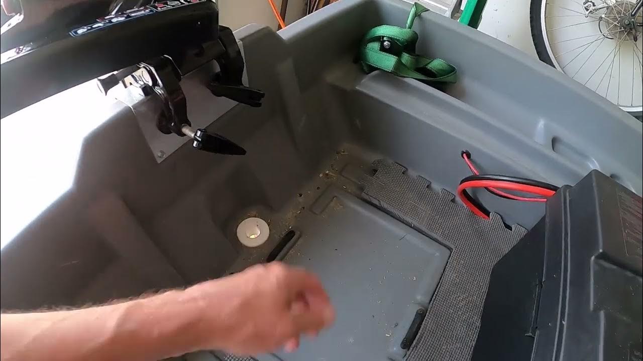 Always install a scupper hole and pontoon plugs for your Pond Prowler YouTube