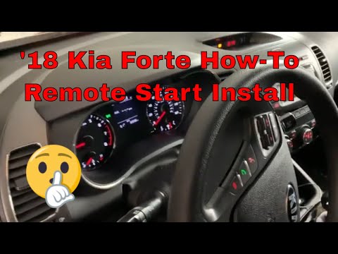 Kia Forte Remote Start Install EASY! 2018 year with Compustar Kia Forte Remote Start Install EASY! 2018 year with Compustar