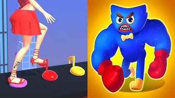 ASMR Tippy Toe VS Punchy Race - All Level Gameplay Android iOS Ep1