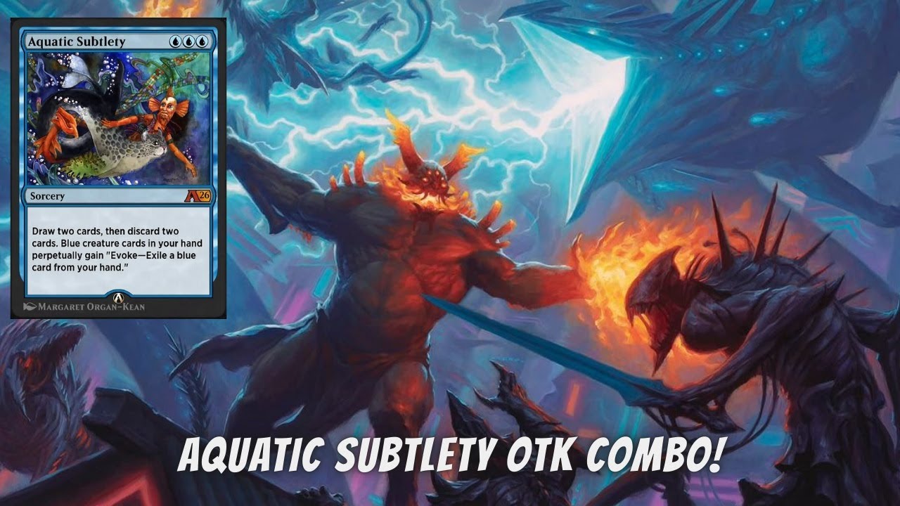 MTGA TIMELESS｜MONO BLUE AQUATIC SUBTLETY