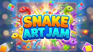 Snake Art Jam Game All Mobile Video Gameplay screenshot 4
