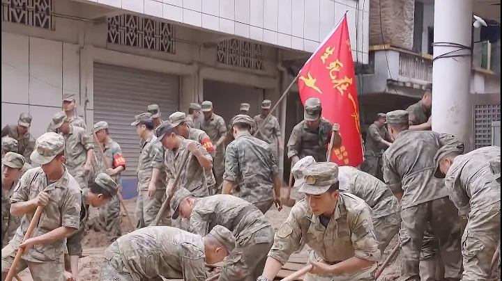 現場直擊 子弟兵緊急馳援韶關抗洪救災一線 - 天天要聞