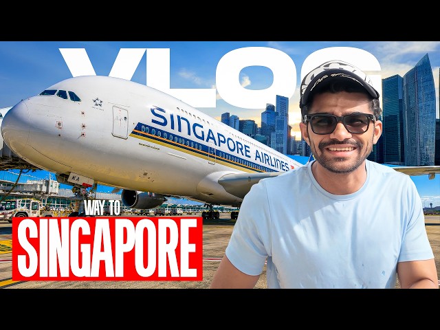 Premium Class Flight Safar & Singapore की खूबसूरती | Vlog No . 391