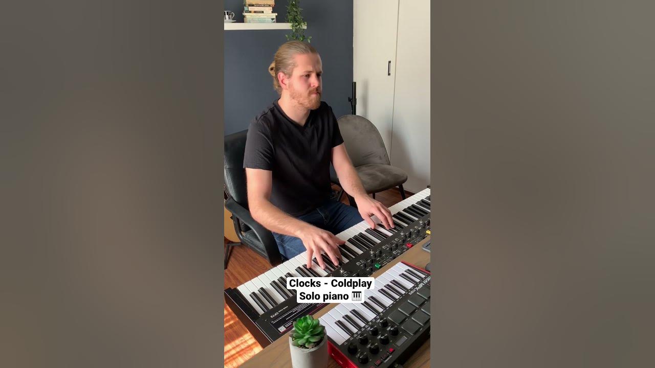 Clocks - Coldplay | Solo piano #shorts