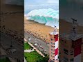 Massive Tsunami Destroy Chennai Marina Beach Massive Tsunami Destroy Chennai Marina Beach