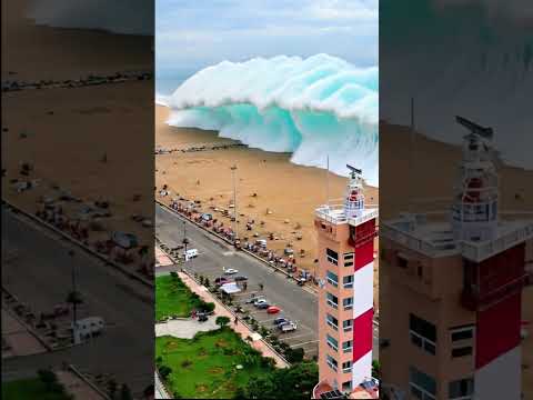 Massive tsunami destroy