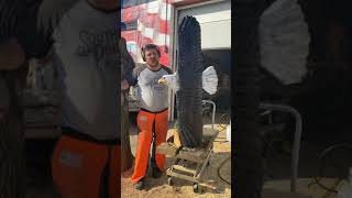Soaring Eagle chainsaw carving time lapse