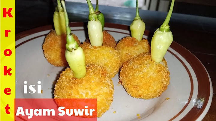 MEMBUAT KROKET KENTANG ISI AYAM SUWIR KRENYES