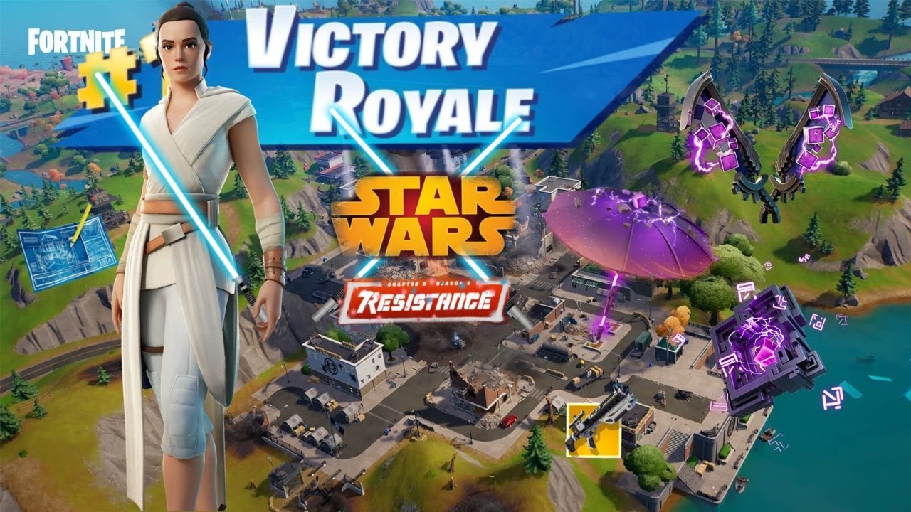 Evil Rey Skin Fortnite Chapter 3 Season 2 Star Wars Event Duo/Squad ...