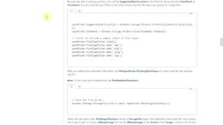 Windows 8 Development - File Picker Code Review XAML