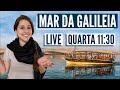 LIVE DIRETO DO MAR DA GALILEIA! Por do sol na Terra Santa!