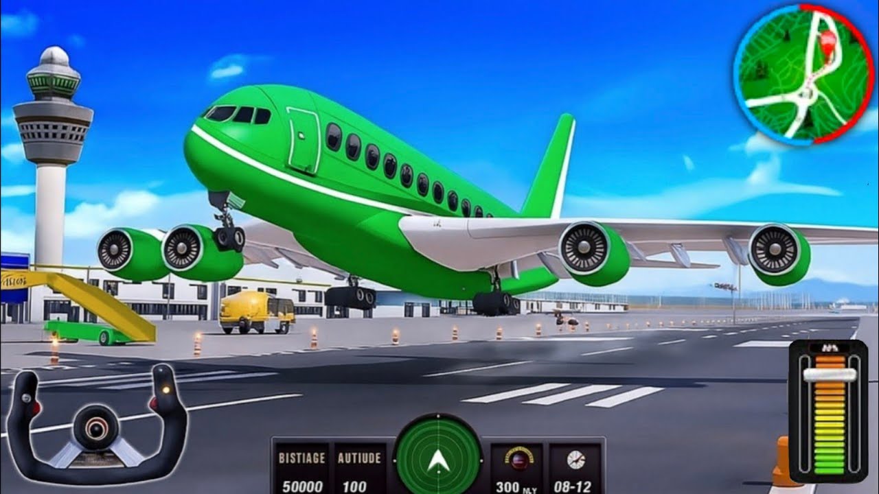Flight Airplane City Pilot Simulator - Boeing Emergency Landing  🚨✈️ - Android Gameplay