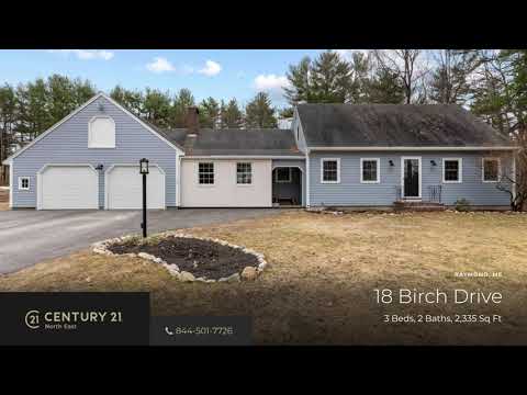 18 Birch Drive, Raymond, ME home video tour