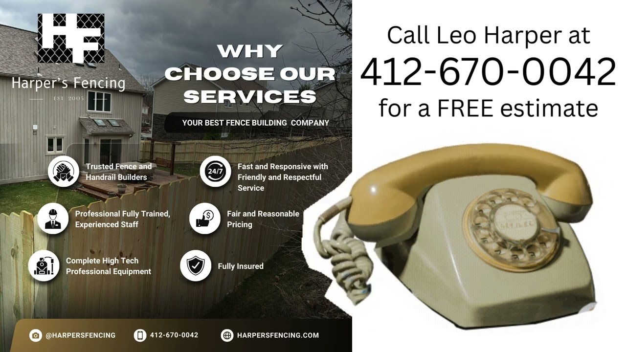 Harper's Fencing for Quality and Craftmanship