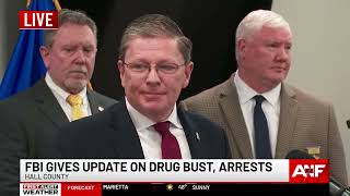 LIVE: Authorities give update after nearly 1.6K pounds of meth found within blackberry shipments